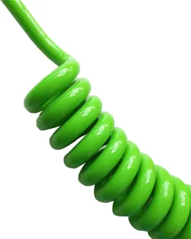 10ft 7mm Surfboard Leash Premium Surfing Foot Rope for Shortboard, Longboard, SUP Paddle Board(Green)
