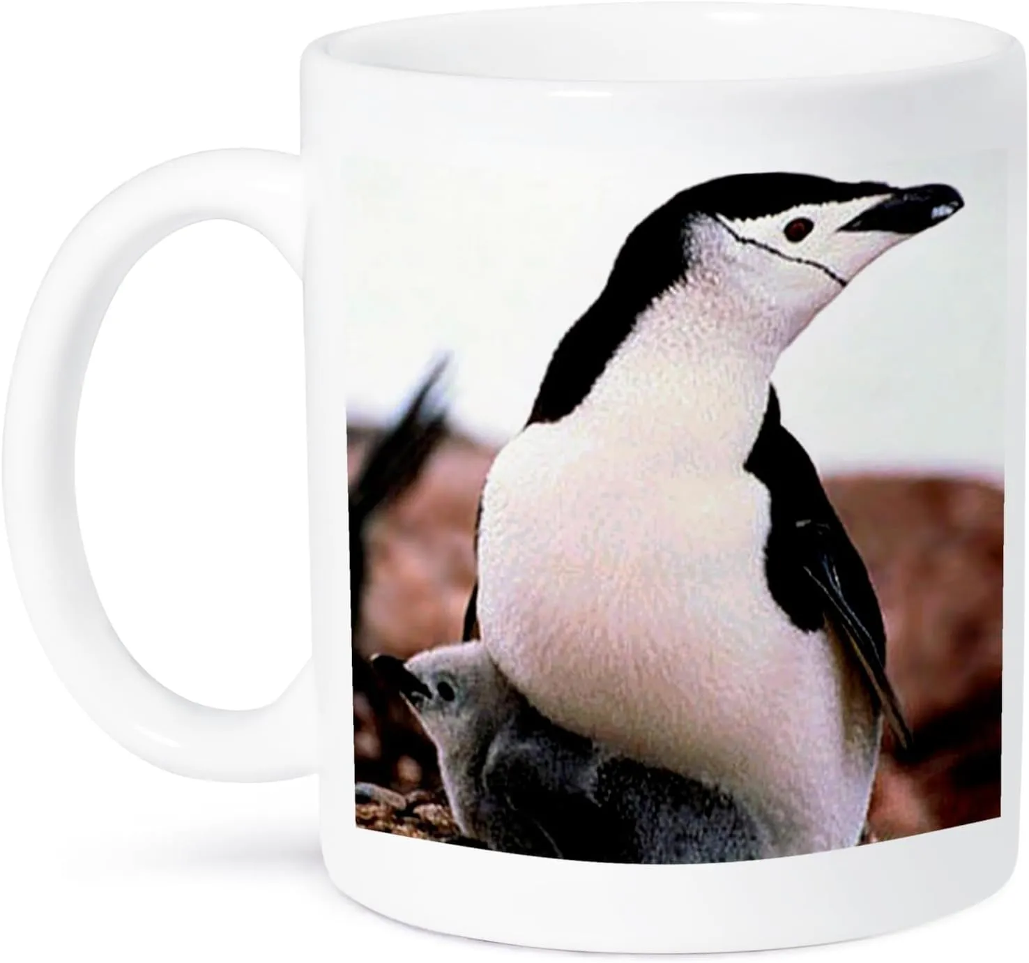 3dRose Chinstrap Penguin Mug, 11-Ounce
