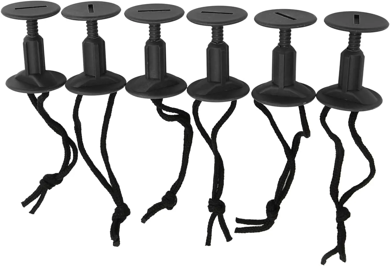 6Pcs Surf Board Leash Leg Rope Plug Nylon Plastic Surf Leash Plug Surfboard Accessory