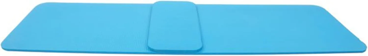 All Purpose 1/2-Inch Extra Thick High Density Anti-Tear Exercise Yoga Mat and Knee Pad with Carrying Strap, Multiple Colors