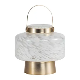 Allsop Home & Garden - Glass Lightkeeper Portable LED Lantern, Square