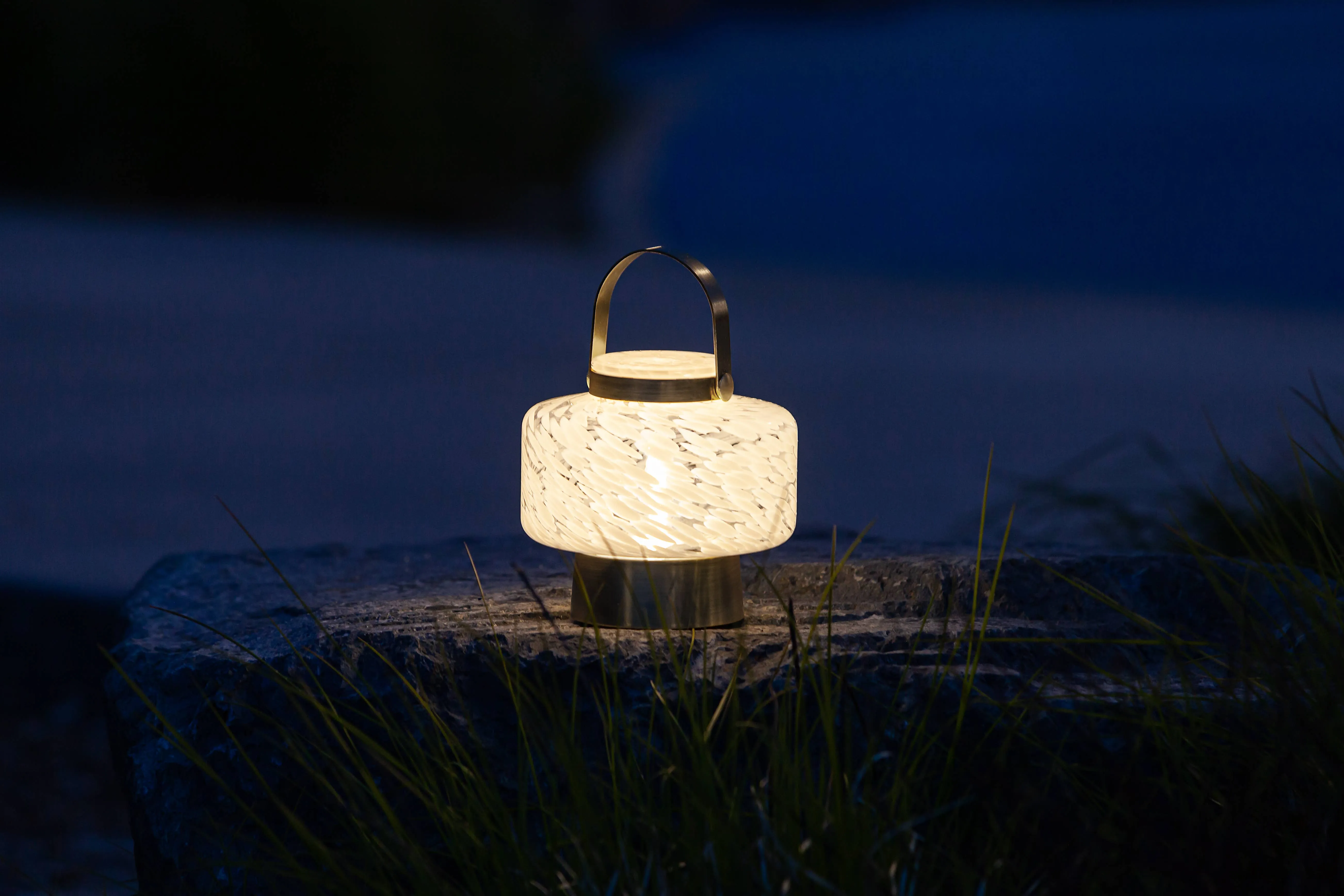 Allsop Home & Garden - Glass Lightkeeper Portable LED Lantern, Square