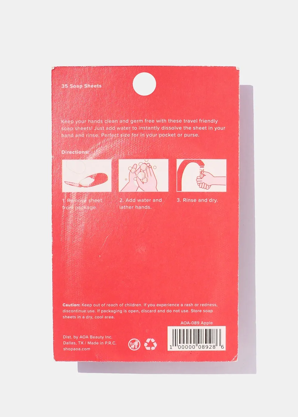 AOA Hand Soap Sheets - Apple