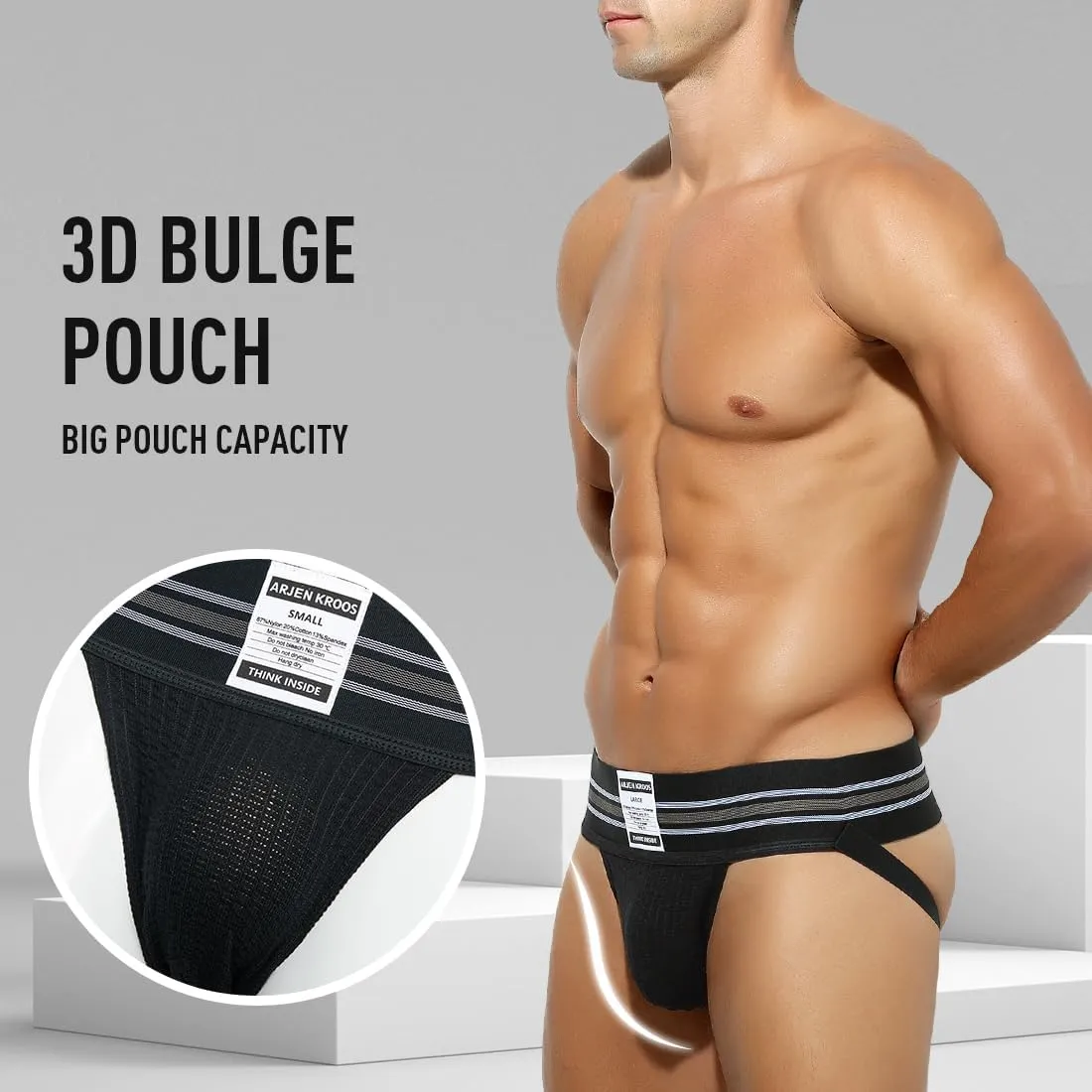 Arjen Kroos Jock Straps for Men Jockstrap Underwear Sexy Athletic Supporter