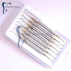 Basic Dental Instrument Set - 7-Piece Professional Dental Tools for Cleaning, Scaling, and Examining