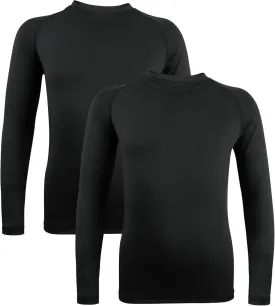 Boys' Girls' Compression Shirt Long Sleeve Moisture Wicking Sports Baselayer for Youth Football Baseball