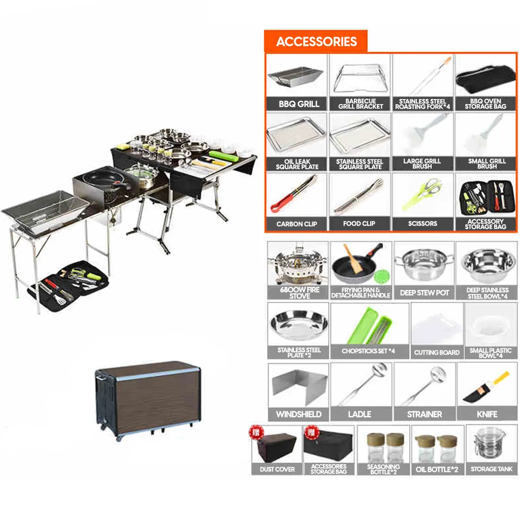 Bulin Dapur Portable C650 Kitchen Set Standard