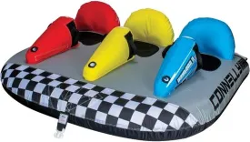 Connelly CWB Daytona 3-Rider Towable Tube, Multi, 78"