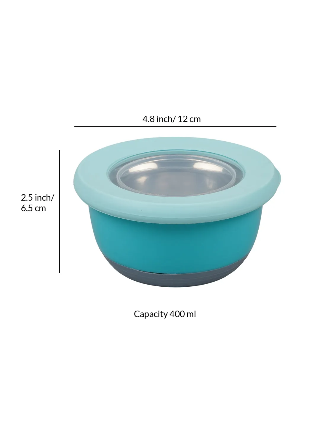 Diego Steel Lunch Bowl With Airtight Lid