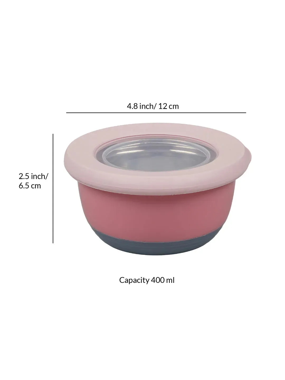 Diego Steel Lunch Bowl With Airtight Lid
