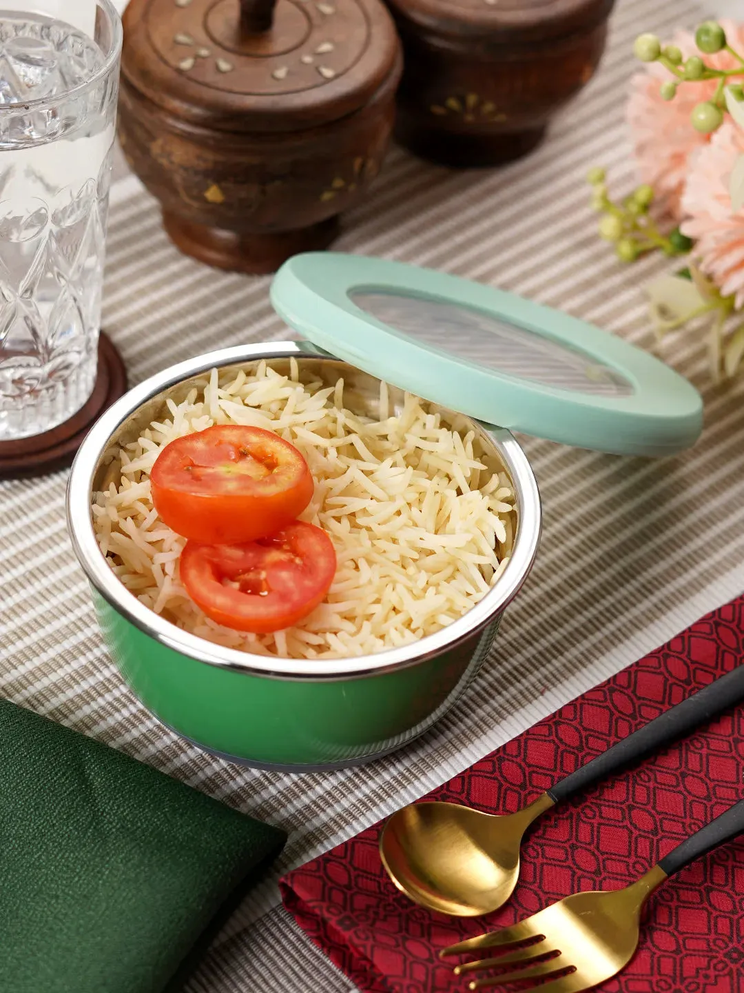 Diego Steel Lunch Bowl With Airtight Lid