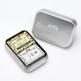 Donegal Natural Soap 3-Piece Tin with Shampoo Bar (40g) & Magnetic Holder
