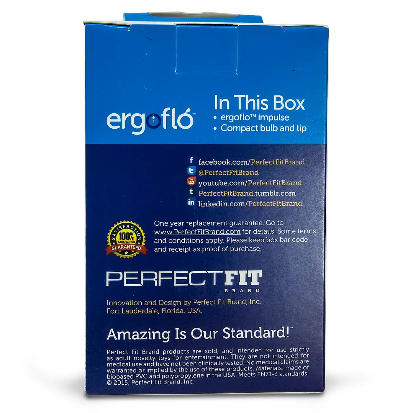 Ergoflo Impulse Water-Tight Leak-Proof Douche for Anal Hygiene