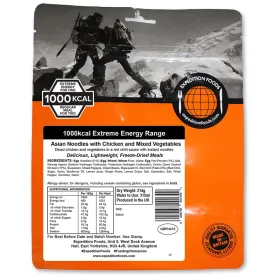 Expedition Foods Asian Noodles with Chicken and Mixed Vegetables (1000Kcal)