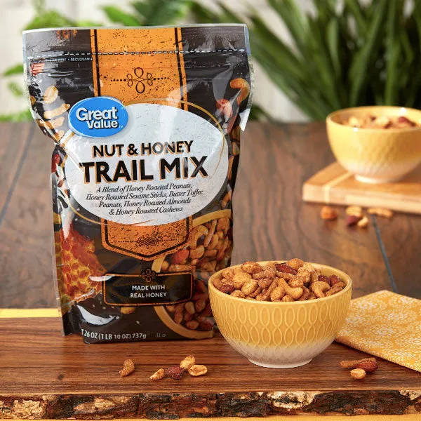 Great Value Nut & Honey Trail Mix, 26 Oz.