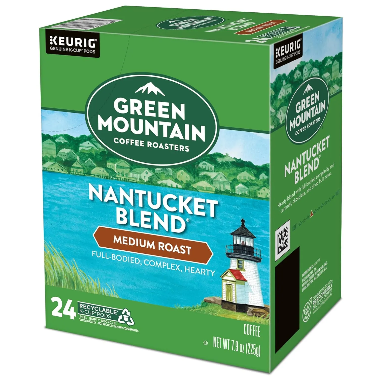 Green Mountain Coffee Roasters Nantucket Blend Keurig Single-Serve K-Cup Pods, Medium Roast Coffee, 96 Count