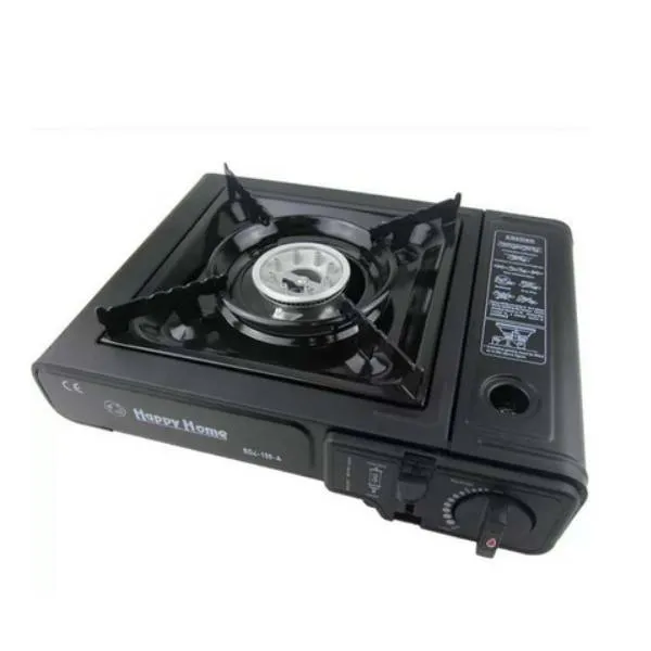 Happy Home Durable Portable Gas Stove Black BDZ-155