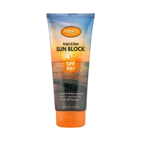 Hibas Collection Bright & Glow Sun Block SPF 60  150ML