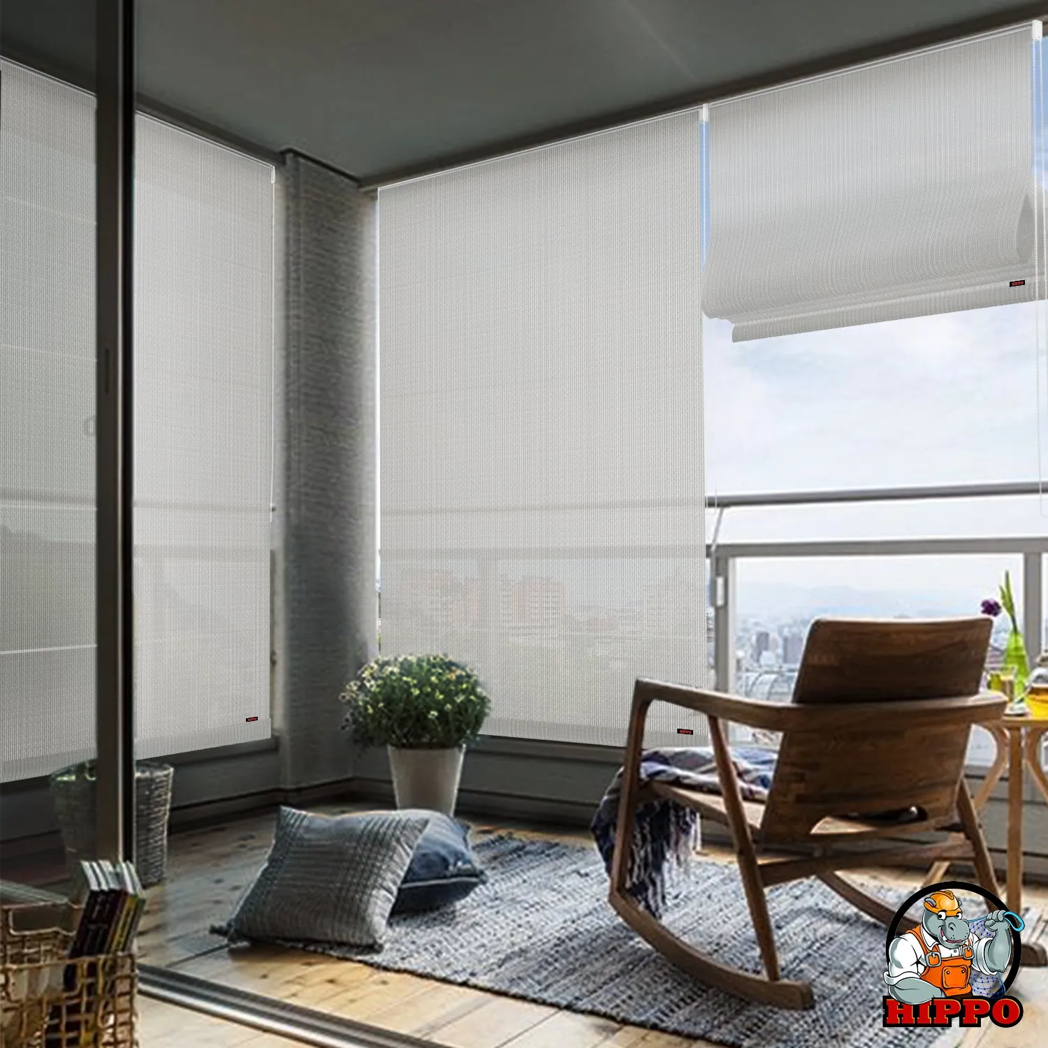 HIPPO Outdoor Roman Blind