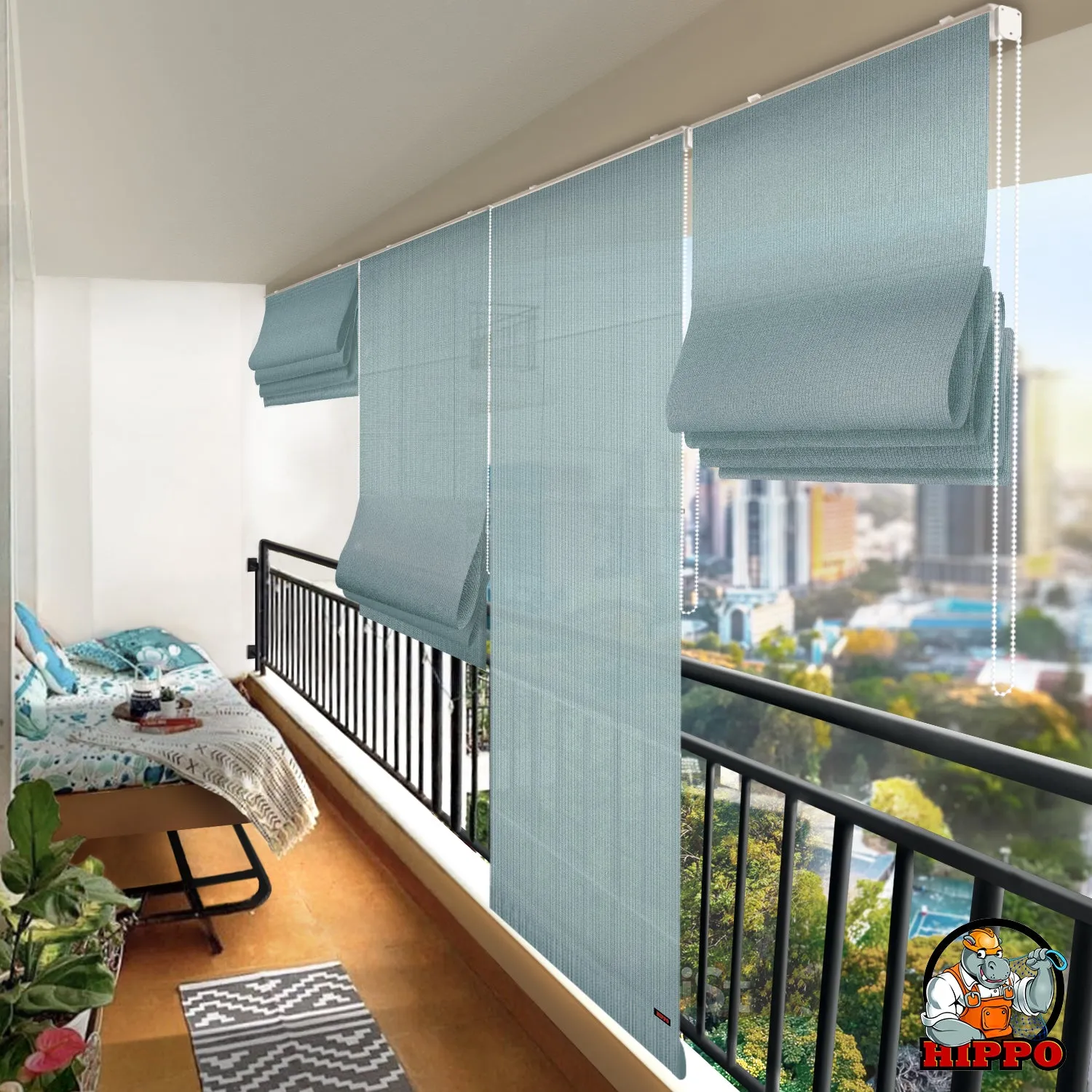 HIPPO Outdoor Roman Blind