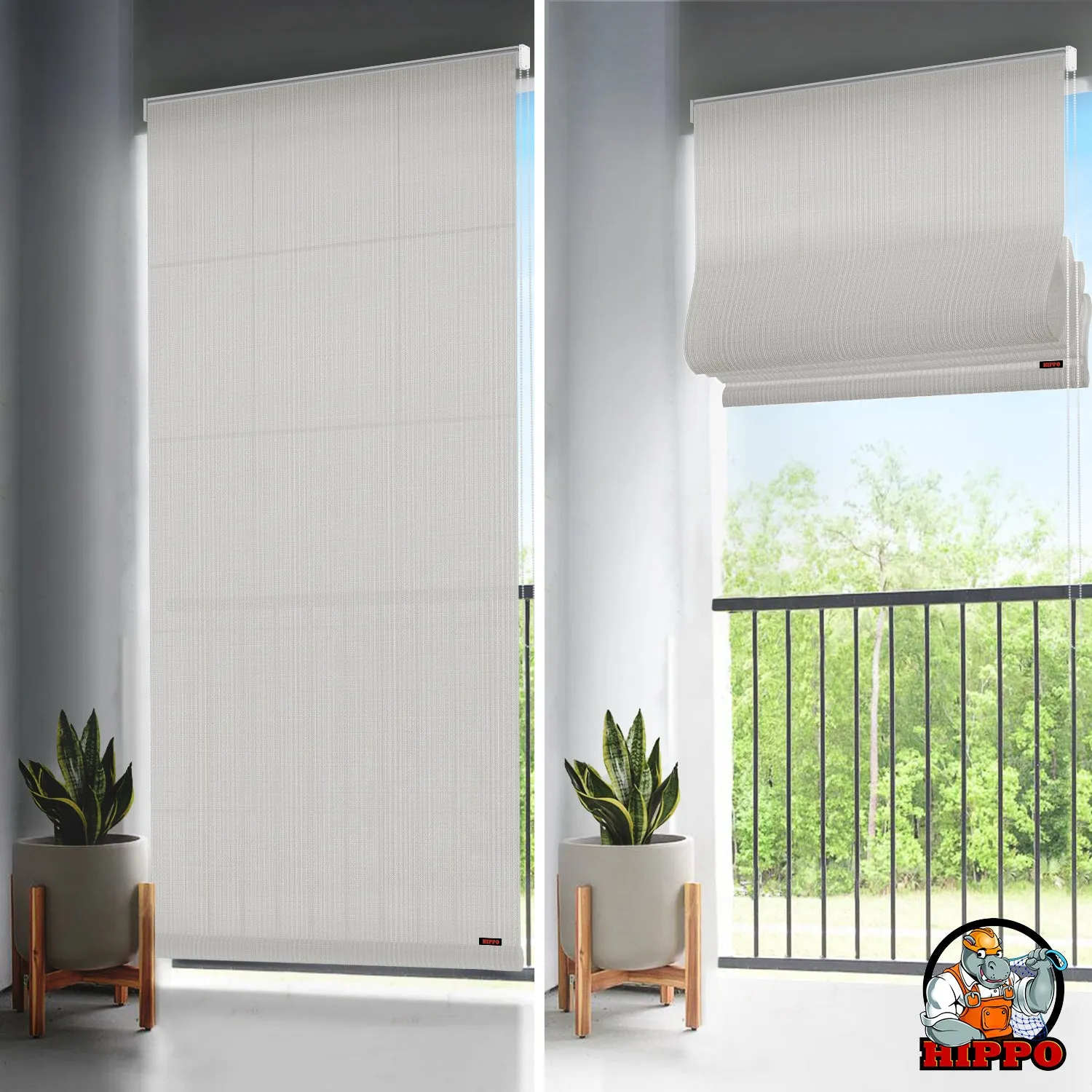 HIPPO Outdoor Roman Blind