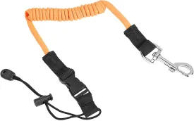 Kayak 10 Feet Coiled Surfboard Leash Surfing Stand UP Paddle Board Ankle Leash Sup Board Foot Leg Rope Surfboard Raft Kayak Rope (Color : Orange)