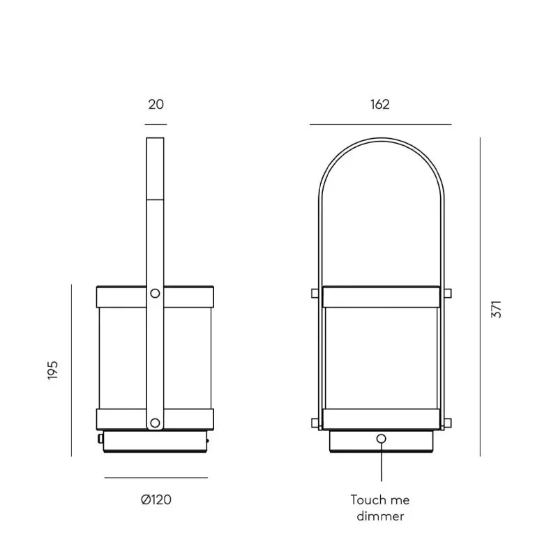 Minimalist Leather Portable Lamp