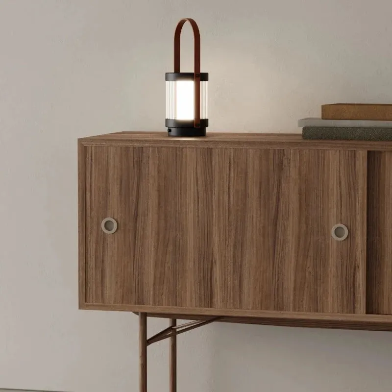 Minimalist Leather Portable Lamp