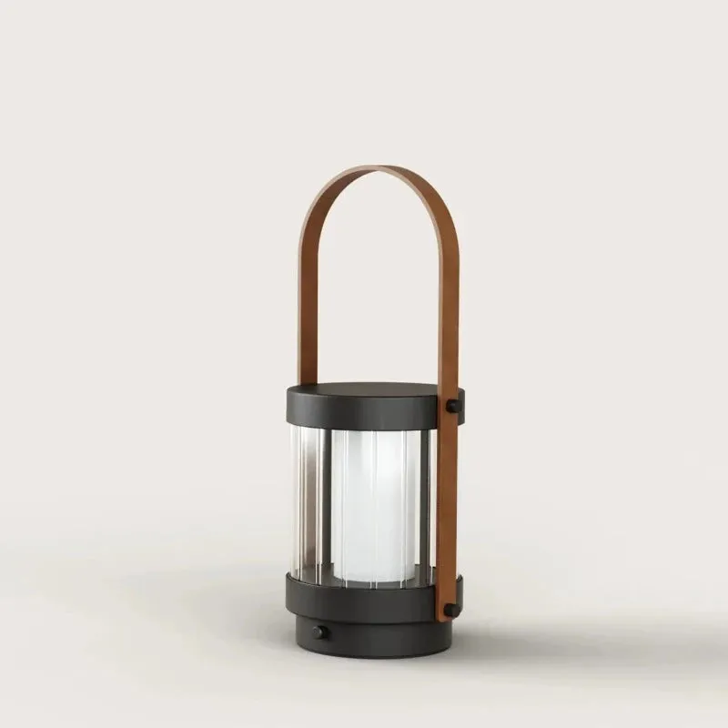 Minimalist Leather Portable Lamp