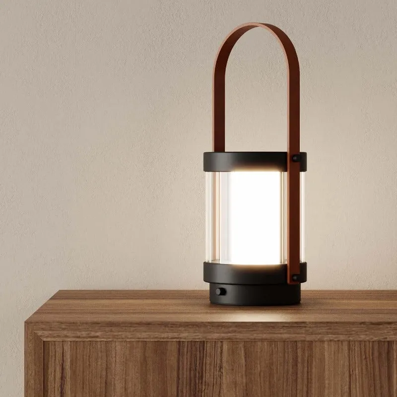 Minimalist Leather Portable Lamp