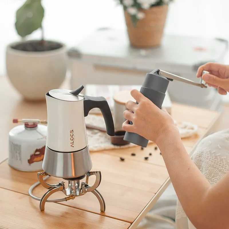 Moka Pot Stove Top Espresso Coffee Maker - 200ml