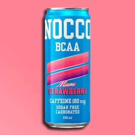 NOCCO BCAA Energy Drink - Miami Strawberry