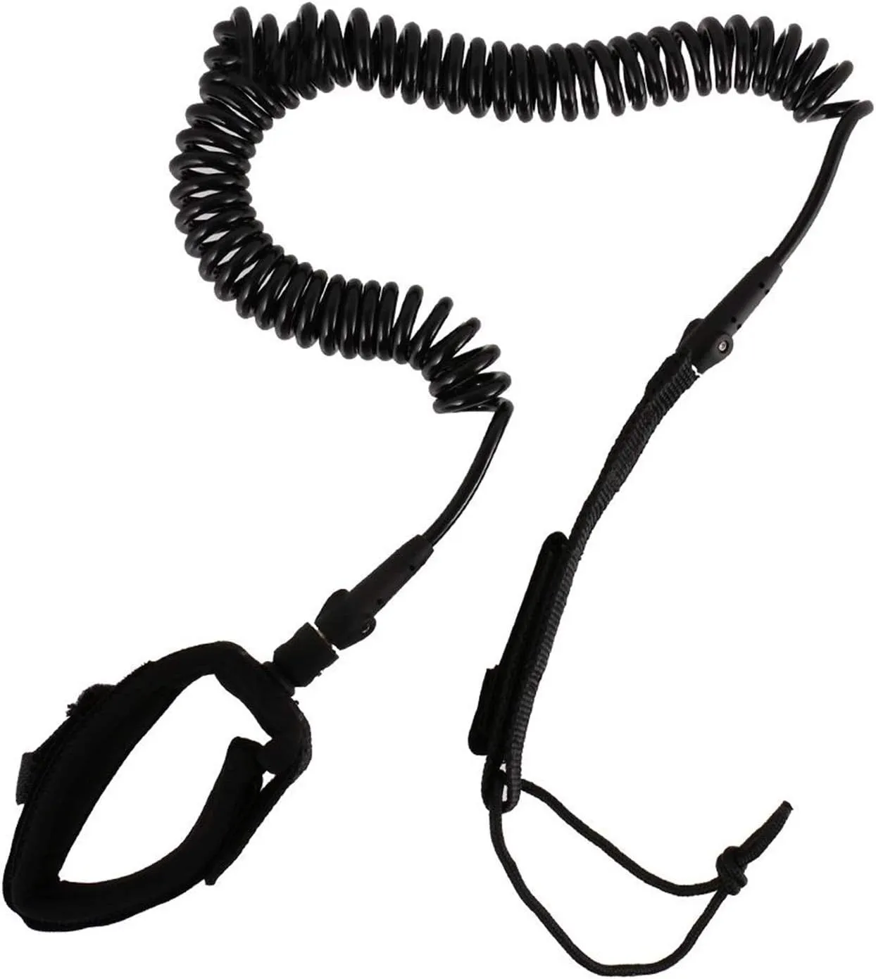 Outdoor Coiled Surfboard Leash 6/8/10/12 Feet SUP Leg Rope for Surfboards TPU Paddle Board Leash(Size 12ft)
