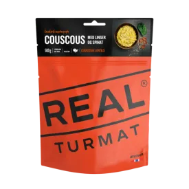 Real Turmat Couscous with Lentils and Spinach