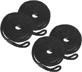 Set of 4 Marine Rope Lines 2M for Bass Boat and Docking