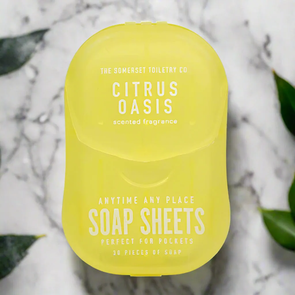 Soap Sheets Citrus Oasis