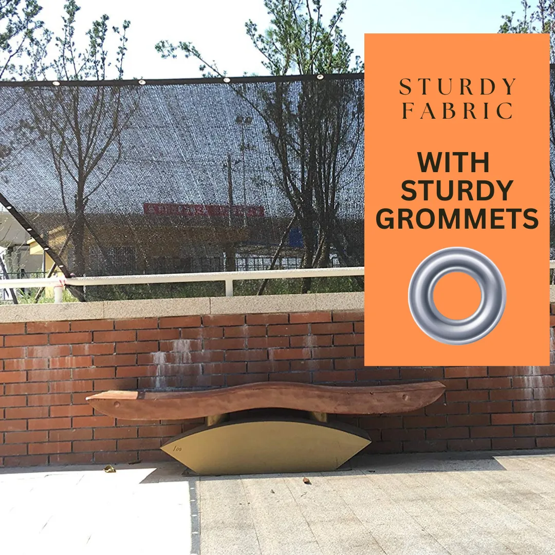 Sunshade Net | 10' x 20' Black HDPE | UV Protection | Breathable Knitted Fabric | Reinforced Grommets | Versatile Outdoor Use (Copy)