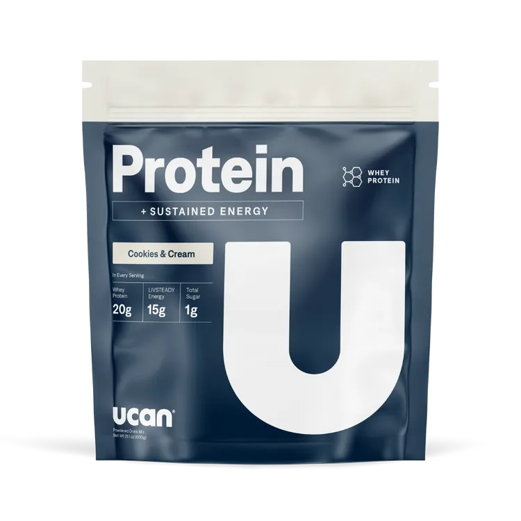 UCAN Cookies & Cream Energy   Whey Protein Powder