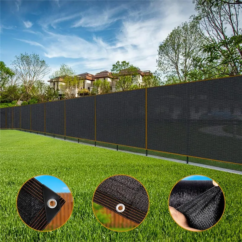 UV Resistant Shade Outdoor Sun Shade Black Net Cloth
