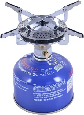 Windproof Camping Gas Stove Portable Foldable Backpack Electronic Stove Head Outdoor Cooking Picnic HikingMountaineering Camping