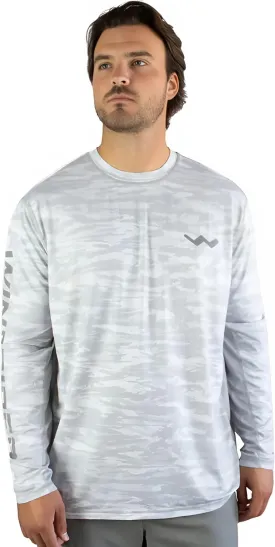 WindRider UPF 50  Sun Protection Long Sleeve Shirts for Men  Rash Guard Mens Swim Shirt for Fishing Swimming & Outdoor Fun