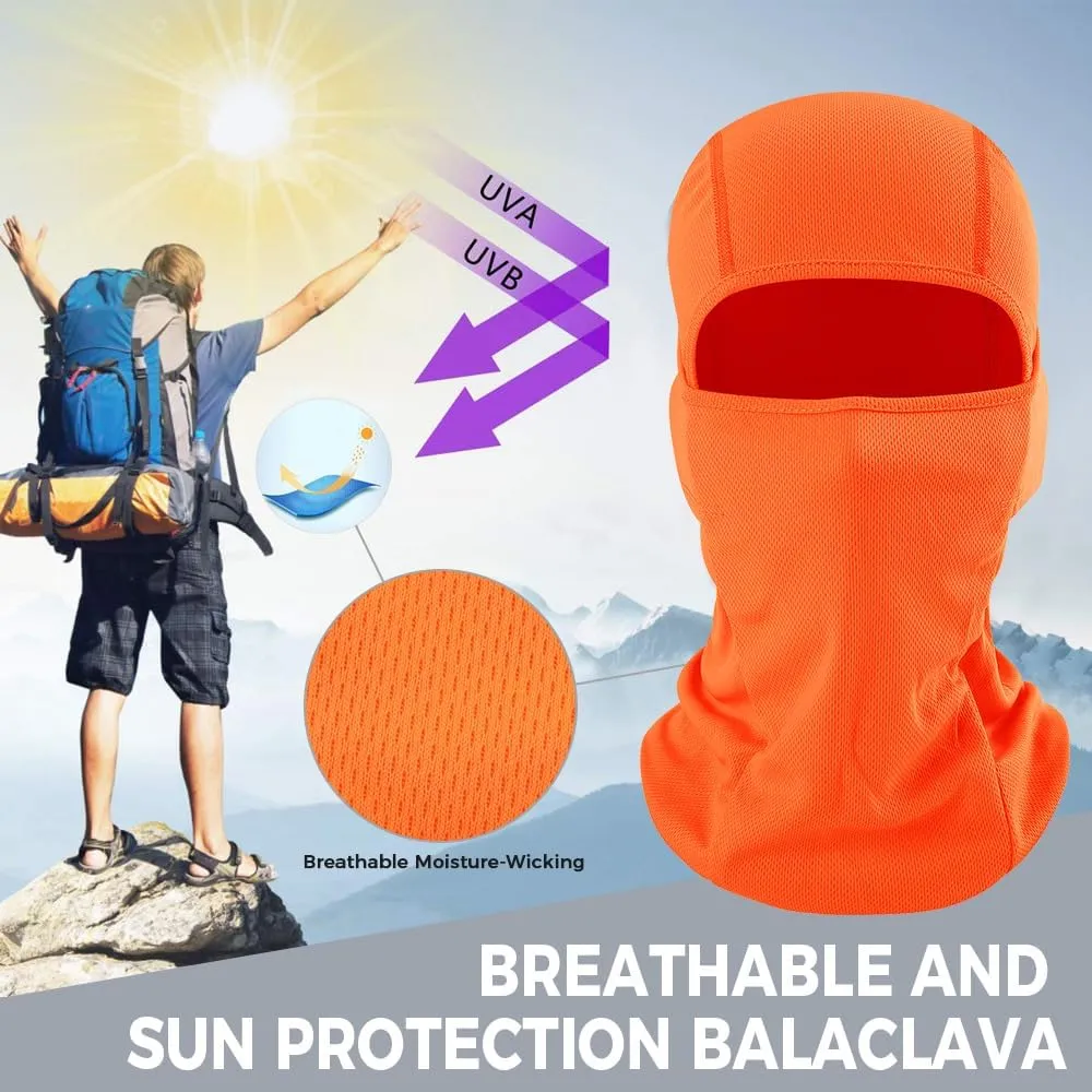 WTACTFUL 3 Pieces Balaclava Face Mask of Men - Ski Mask, Breathable Elastic Fit & Perfect for Outdoor Activities!