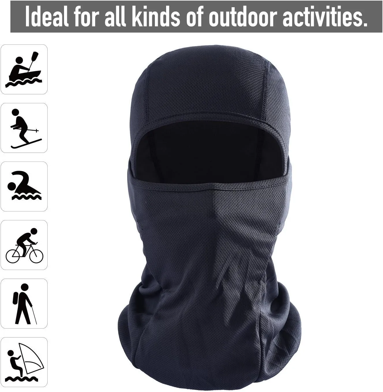 WTACTFUL 3 Pieces Balaclava Face Mask of Men - Ski Mask, Breathable Elastic Fit & Perfect for Outdoor Activities!