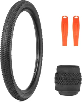 ZUKKA Bike Tire 26/27.5 x 2.125 Bike Tire 1/2 Pack Mountain Bike Tire Folding Replacement Tire for MTB Mountain Bike, BMX Bicycle Commuter Bike